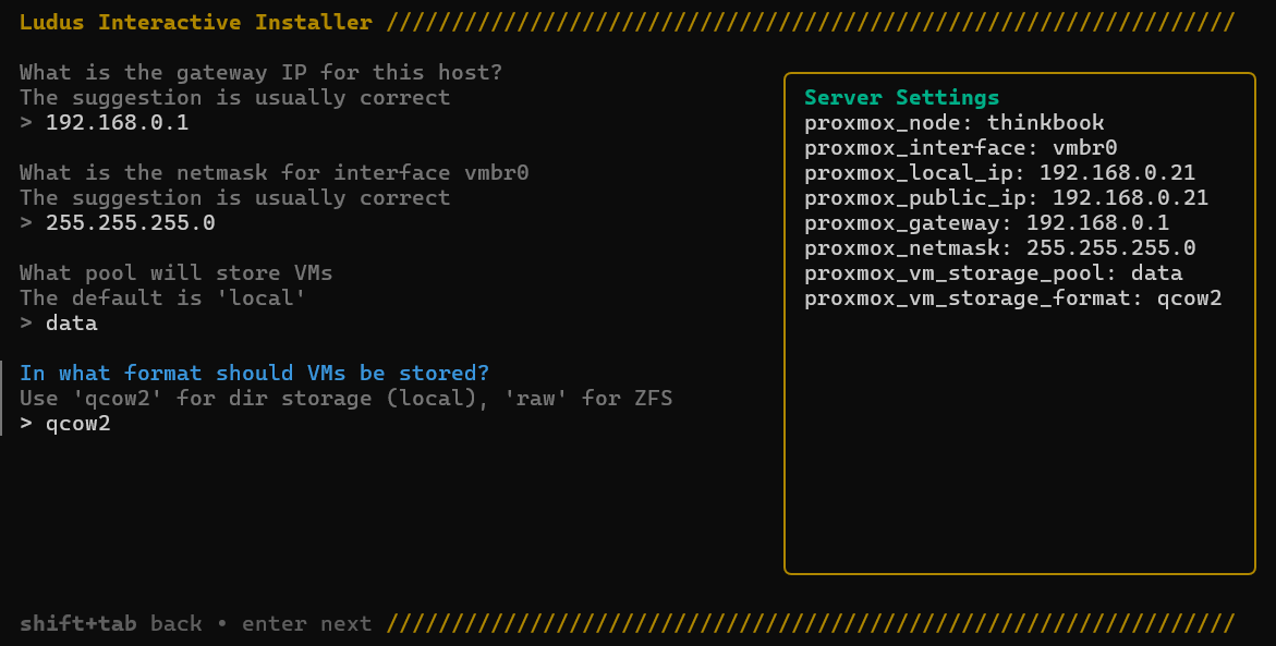 Ludus Interactive Installer 2nd window